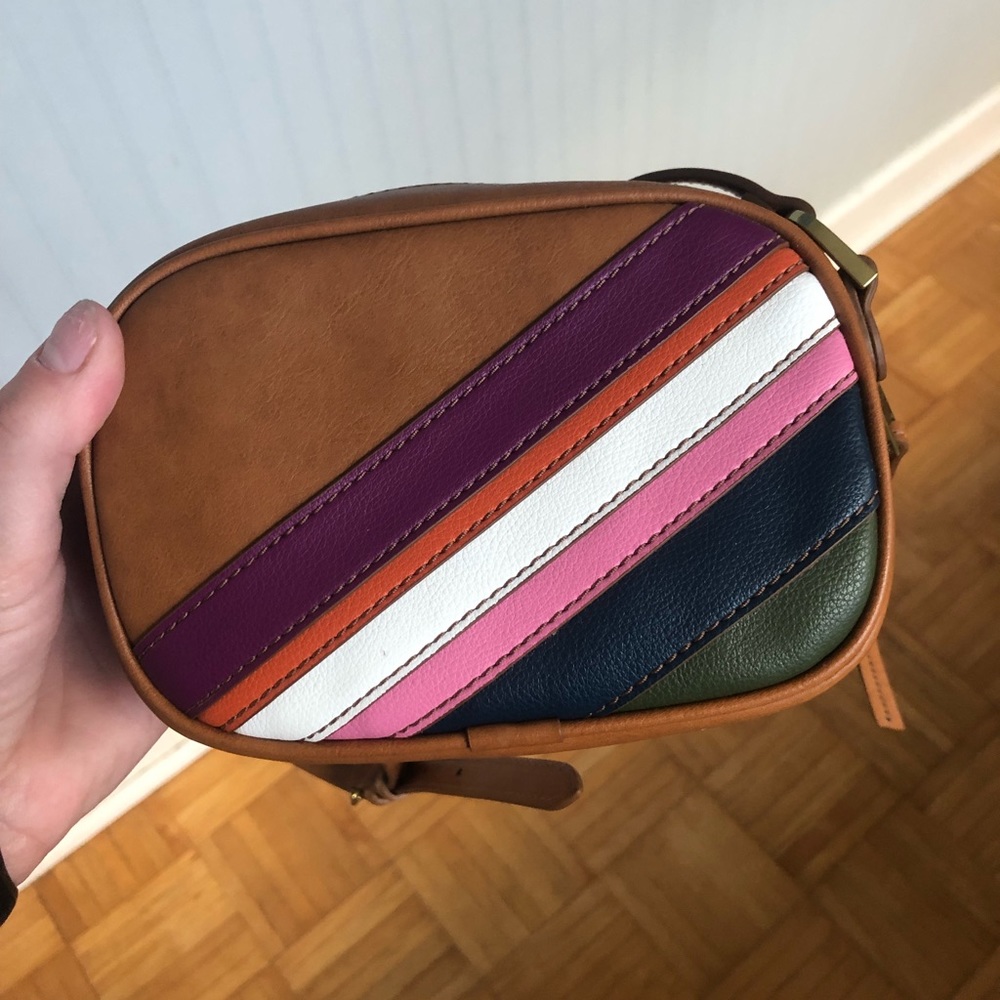 Small leather fossil brand crossbody